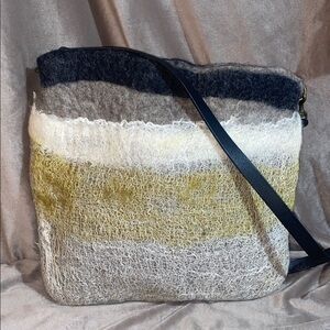 Multicolor felt Shoulder crossbody Bag